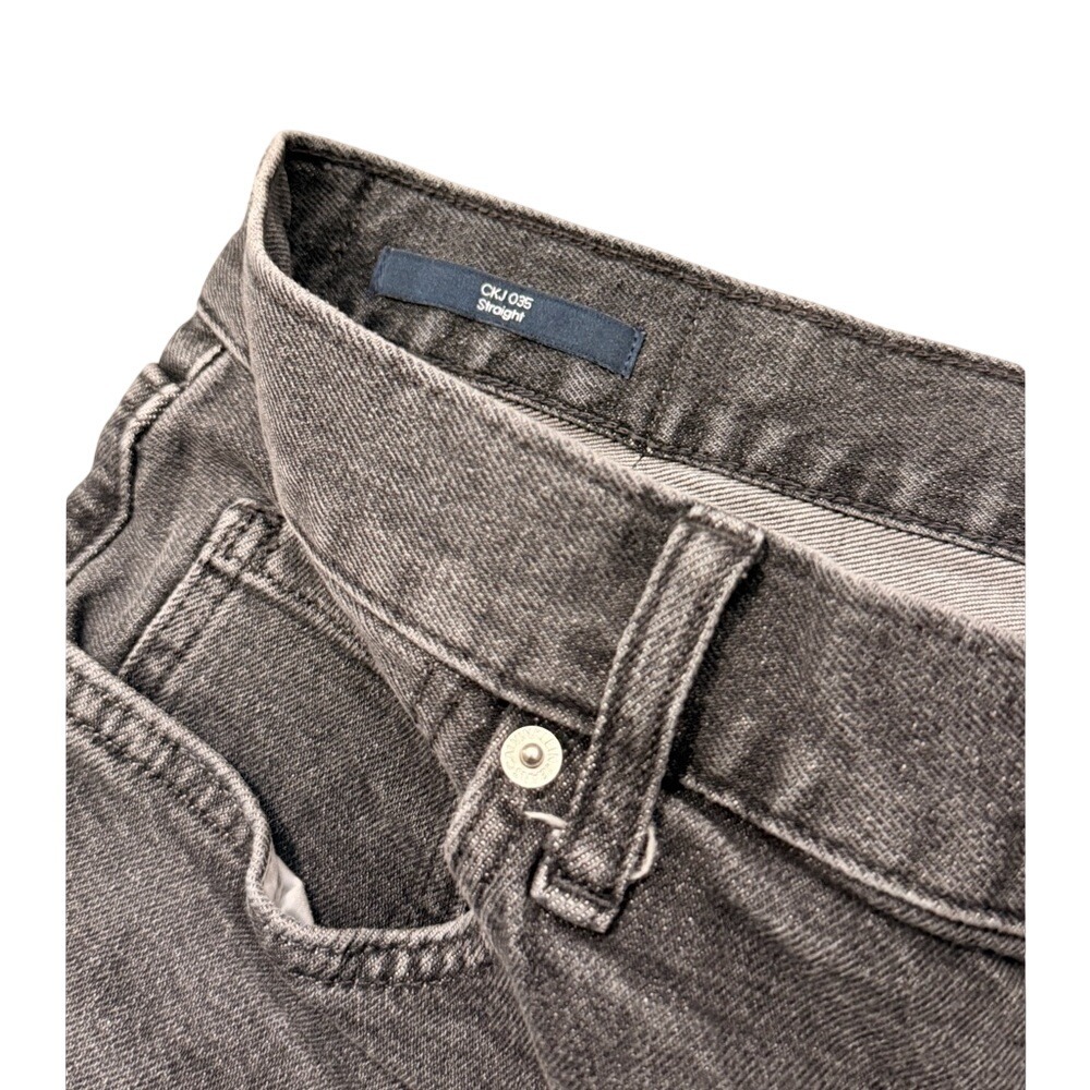 Calvin Klein Black Washed Jeans Size 36x34L - Picture 8 of 8